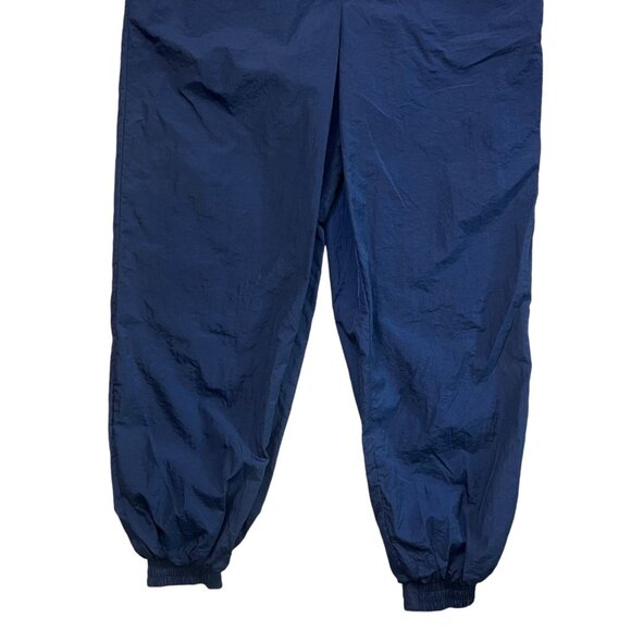 Urban Outfitters Copenhagen Nylon Jumpsuit Small Orange Navy Retro Gorpcore - Picture 9 of 16